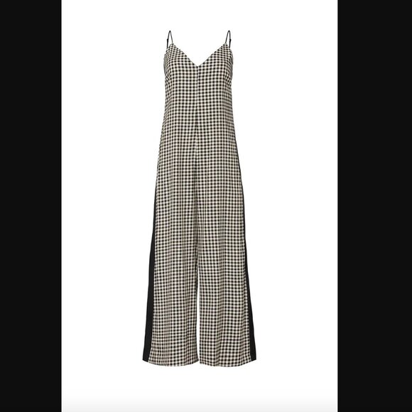 Scotch and Soda Wide Leg Check Jumpsuit XS - Picture 6 of 8